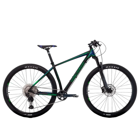 Bicicleta MTB Vairo XR 8.9 Shimano XT R29 12V Black/Green Disco Hidr. Talle L