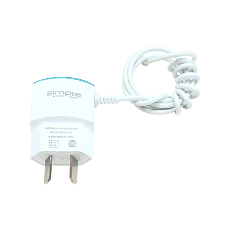 CARGADOR USB Simple 2.1A 1 USB C/CABLE TYPE-C