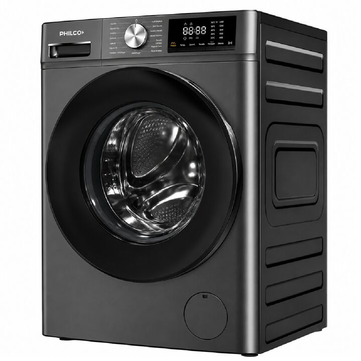 Lavarropas Automático Philco PHLF112DGN 11Kg 1400Rpm Dark Grey Inverter - Vista 3