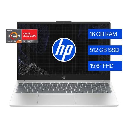 NOTEBOOK HP 15-FC0372LA R7-7730U 16/512GB