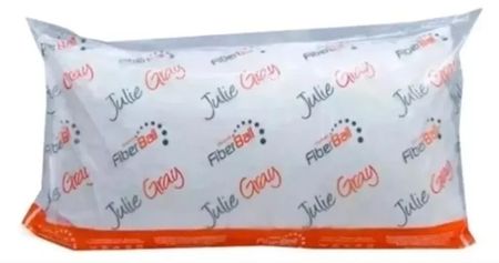 Almohada Fiberball julie grey fibra siliconada 70 x 40