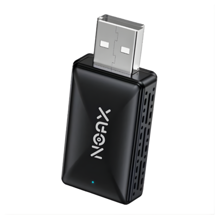 Adaptador Inalambrico Noax Carplay Para Autos C/asist de voz - Negro