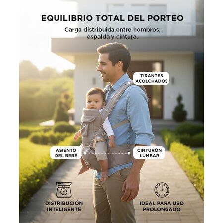 Mochila Porta Bebe Gadnic Ergonomica 20kg 3 en 1
