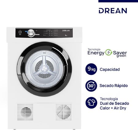 SECARROPAS POR CALOR DREAN SED090VBCL 9KG