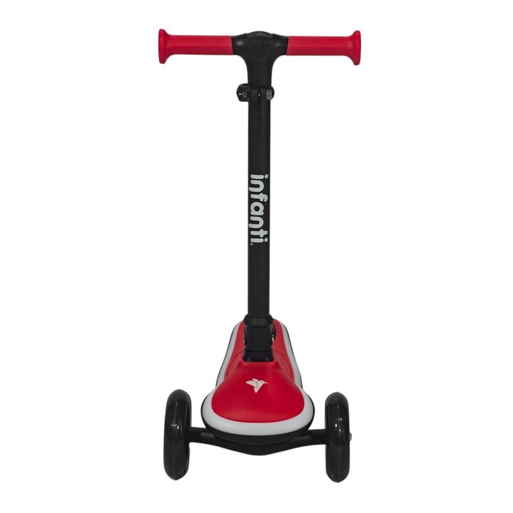 Monopatín plegable con luces LED Infanti rojo - Vista 2