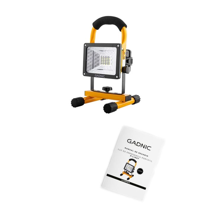 Reflector Portátil Gadnic Lámpara Recargable 30w - Vista 6