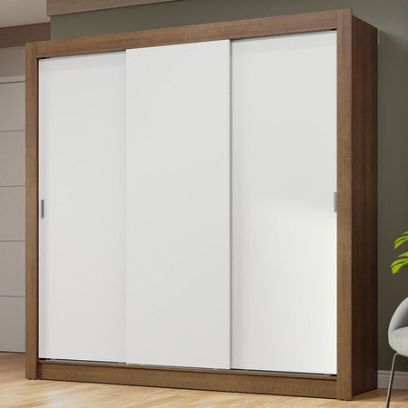 Placard Madesa Nobre Ropero 3 Puertas Corredizas 170x205x51 01