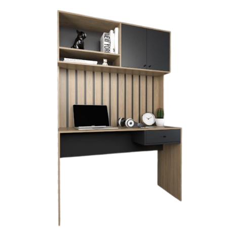 Escritorio Varillado Con Alzada 3104 Olmo/Negro Tables