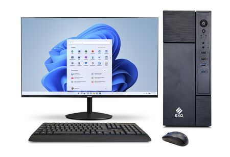 PC EXO READY D6-S5485  + Monitor 24” FullHD  Intel i5-12va Ram 8gb Ssd 480gb W11 Home
