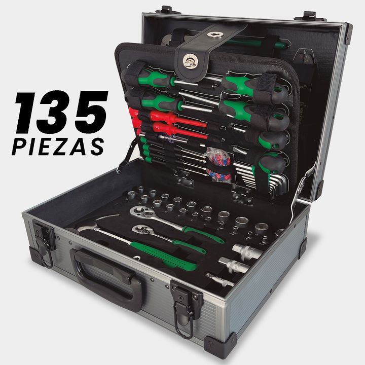 Set Juego Herramientas Maletín Branx 135 Pza C Vanadio Bxmax - Vista 1