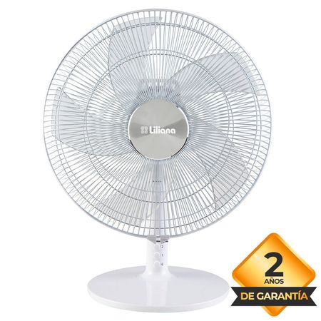 Ventilador Turbo de Mesa Liliana 12 55w 3 Velocidades Oscilante VSOM12