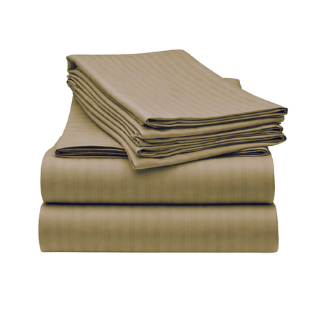 Sabanas premium Dobby King 2.00x2.00 extra suave Vison claro