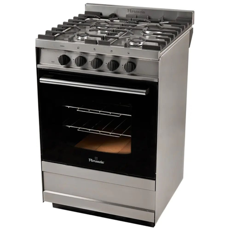 Cocina Industrial Florencia 56cm Multigas Inoxidable Válvula de Seguridad 5818S
