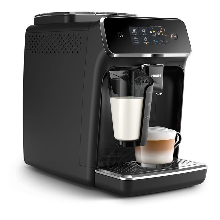 Cafetera Espresso Philips Serie 2200 EP2231/42 Superautomática con Sistema LatteGo Molinillo de Cerámica Pantalla Táctil Negra - Vista 2