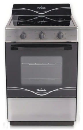 COCINAS FLORENCIA FLOR 8638 E ELECTRICA ACERO 56 CMS