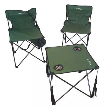 Set De Jardin Plegable Pca15ve Verde Pram