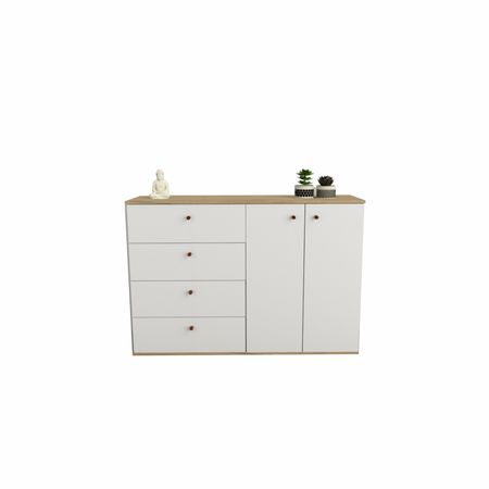 BAHIUT VAJILLERO TABLE´S (7009-COE) 1.35 Mts. 2 PUERTAS/4 CAJONES OLMO F./EVEREST