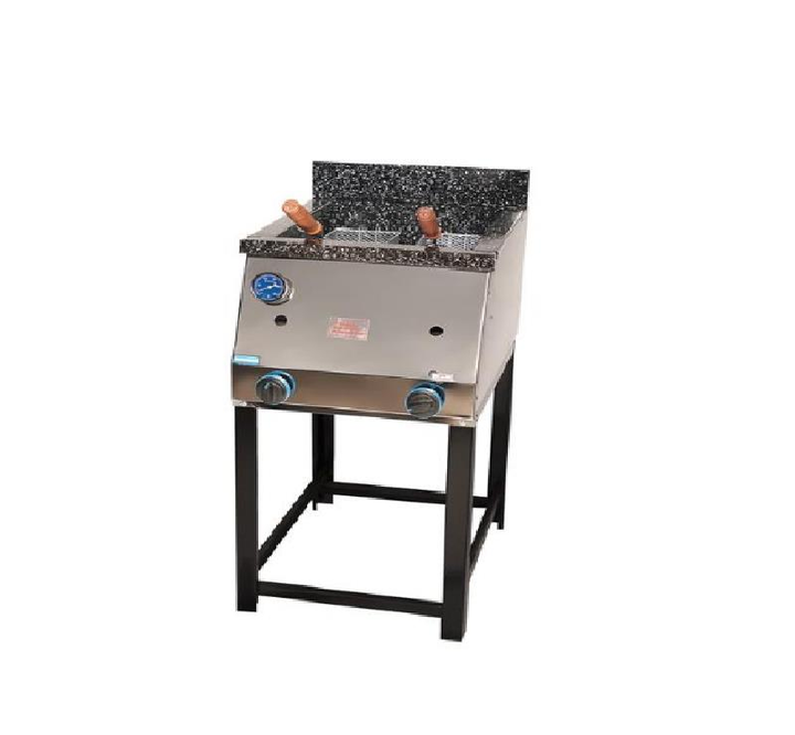Freidora A Gas 33 Lts Tecnocalor Frente Acero Inox - Vista 1