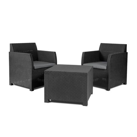 Juego De Sillones Toomax Artemide Set Para Jardin / Balcon 3p 26234/5