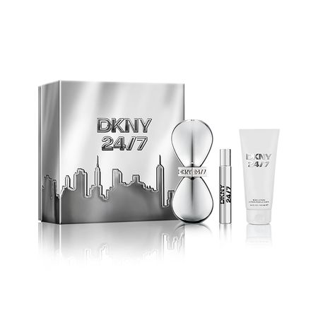Set DKNY 24/7 EDP 100 Ml + Body Lotion + Travel Size