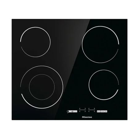 Anafe Eléctrico Vitrocerámico Tactil 4 Hornallas Hisense E6432C