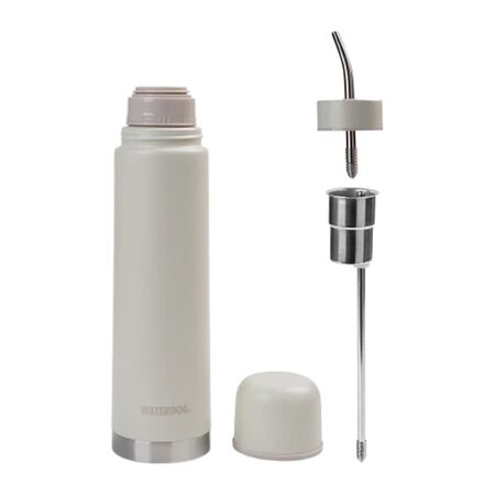 Termo Automate 2 En 1 Acero Inoxidable 700 Cc Waterdog Yunta700cz Ceniza
