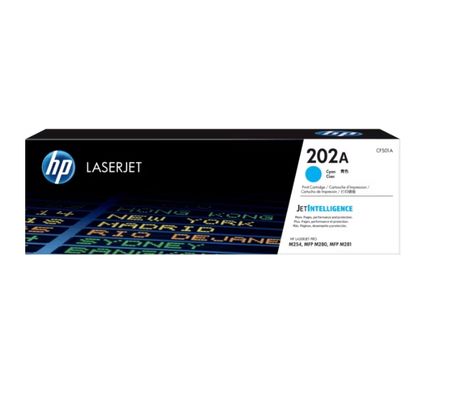 Toner HP 202A Cyan LaserJet Cartridge
