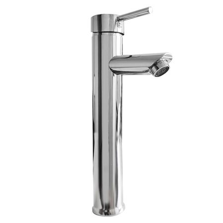Griferia Monocomando Alta Baño Cocina Alpina AH012 Plateado