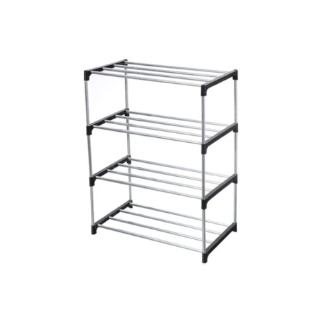Zapatero Mueble Botinero Organizador Cuatro Pisos Waggs Negro