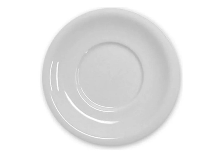 Set X 12 Plato Café 11cm Porcelana Germer Iguazu