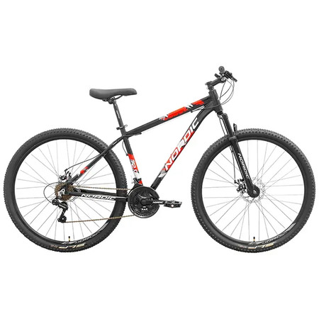 Bicicleta Nordic Mtb X 2.0 R29 Talle 20 Negro-Blanco-Rojo
