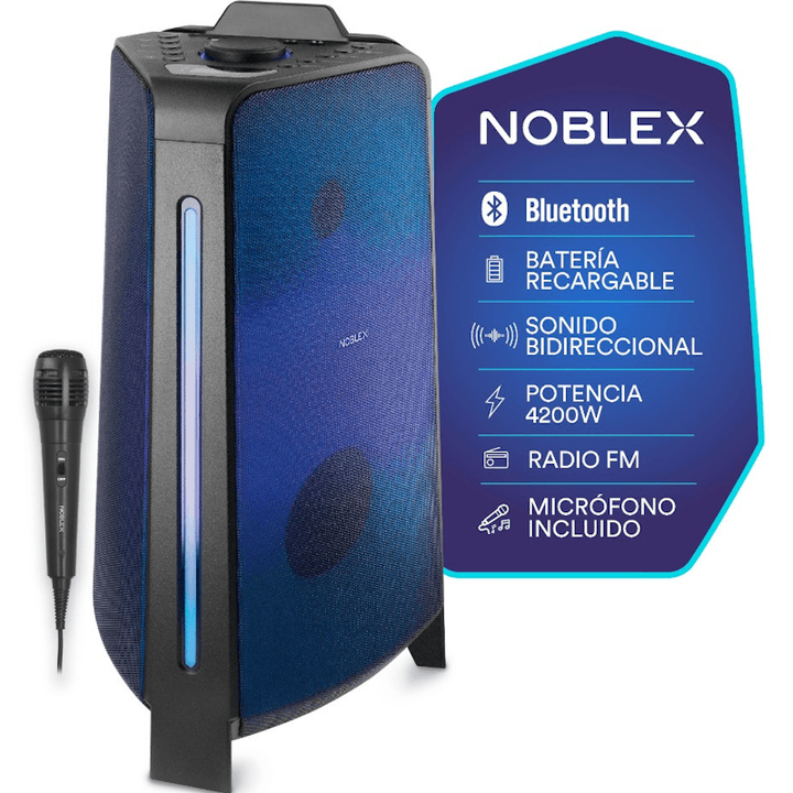 Torre De Sonido Noblex Full Led Mnt2X - Vista 2
