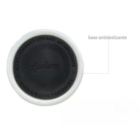  Set En Caja Mate/Bombilla Hudson Vaso Acero NEGRO