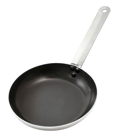 Sarten Profesional Teflon Guadix 25 Cm Mango Acero Inox  Plateado