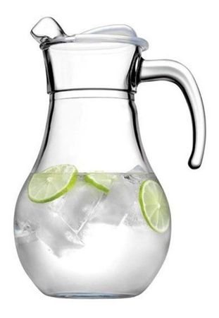 Jarra Botella Botellon Recipiente Agua Leche Jugos Con Tapa Bistro