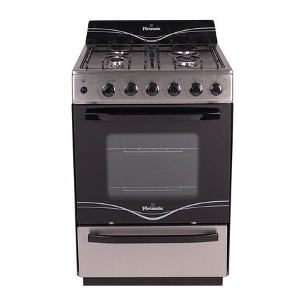 Cocina Inoxidable 56cm Luz Encendido Timer Facil limpieza Florencia
