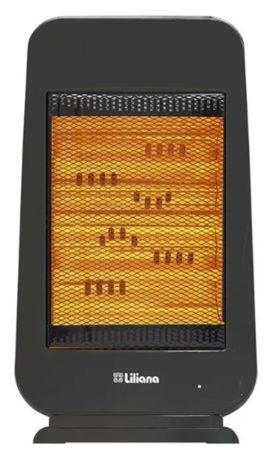 Calefactor Infrarrojo Liliana CIGF200N 1400Watts Oscilante Negro