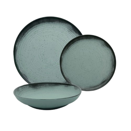 Vajilla 18 Pzas Playo Hondo Postre Para 6 Pacifico Oxford