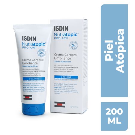 Crema Emoliente Isdin Nutratopic Pro-amp Piel Atopica 200 Ml