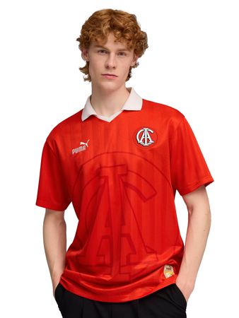 Camiseta Puma CAI Retro STST Hombre Moda Rojo