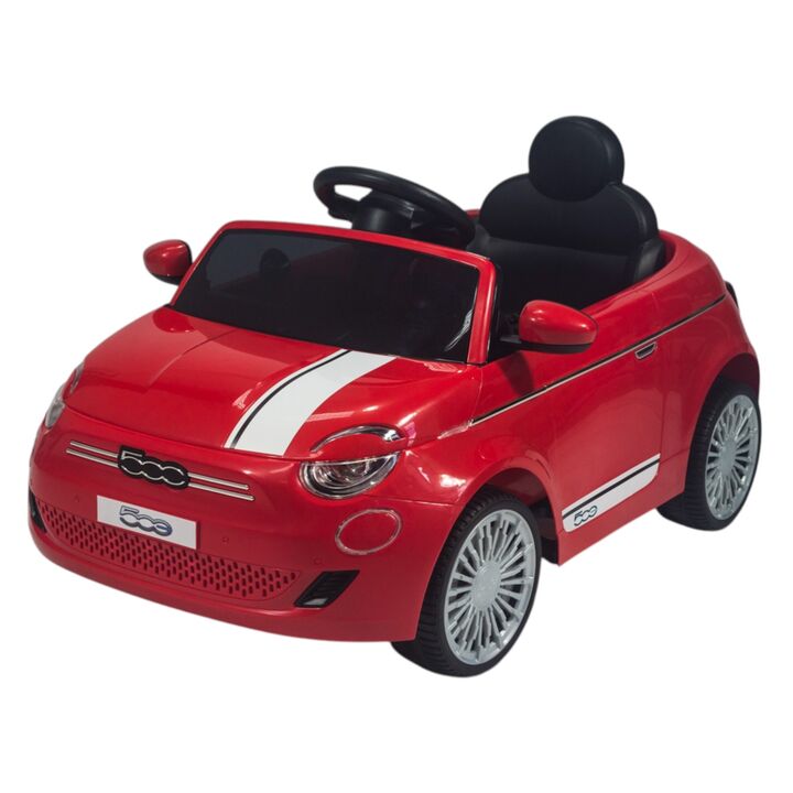 Auto a batería Fiat 500 Infanti Rojo - Vista 1