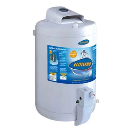 Termotanque Ecotermo Ep 53 C/inferior Gas Envasado Blanco