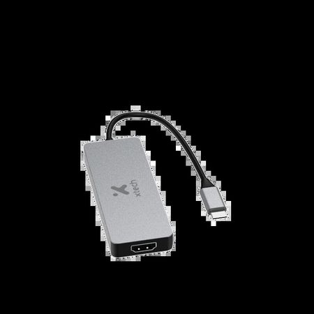 Adaptador Multipuerto XTech 5 en 1 USB-C