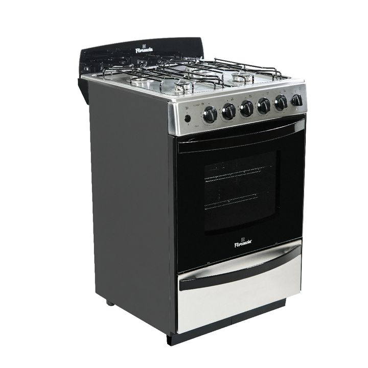 Cocina Florencia 5538 Acero Inoxidable Multigas Encendido Electronico Luz - Vista 11