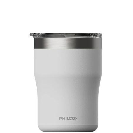 Mate Térmico Philco Acero Inoxidable 300ml Blanco MTB300PHP