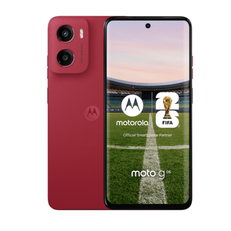 Celular Motorola Moto G05 128GB Plum Red