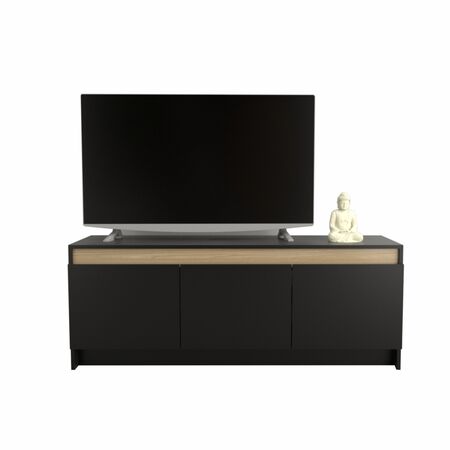 MESA TV TABLE`S CERRADA NEGRO/OLMO *1151 CNO*