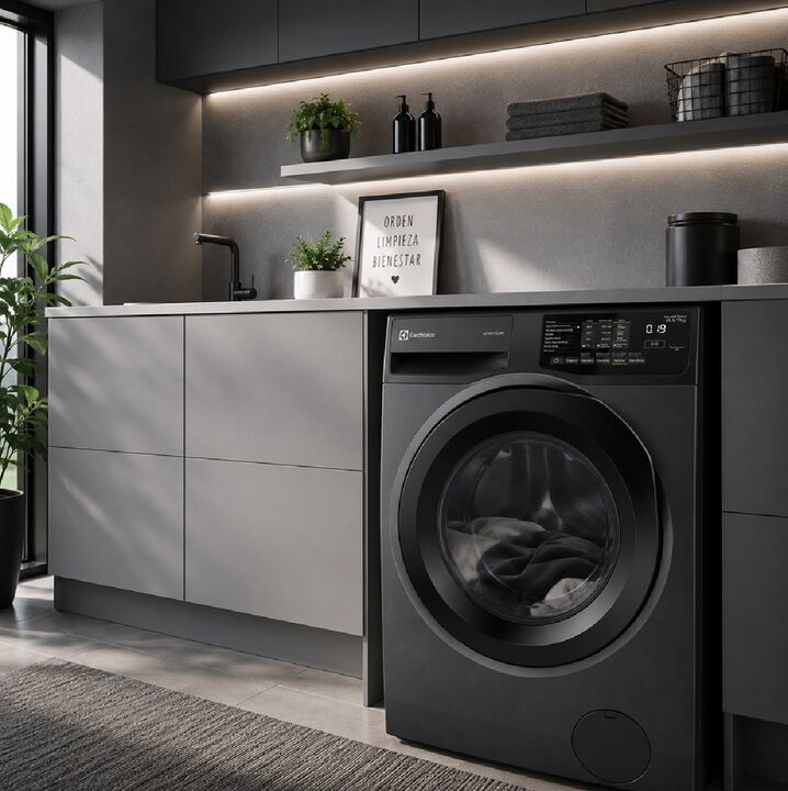 Lavasecarropas Frontal Electrolux 10,5kg/7kg Gris Inverter Lavado Inteligente LSC11 - Vista 6