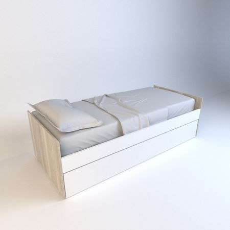 Cama Marinera Con Carro Tables Cod: 6456 Nevado-Everest