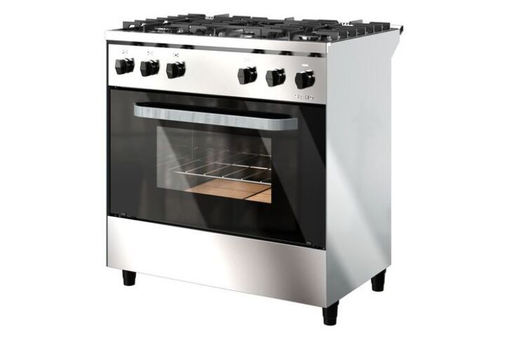 Cocina Morelli Saho Kuma 820 5 Hornallas Puerta con Visor a Gas - Vista 3